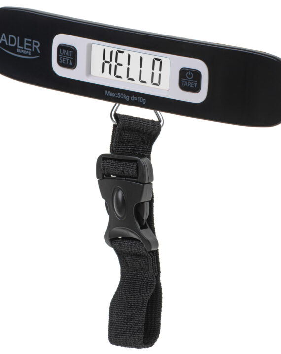 Adler | Travel Luggage Scale | AD 8190 | Maximum weight (capacity) 50 kg | Accuracy 10 g | Black