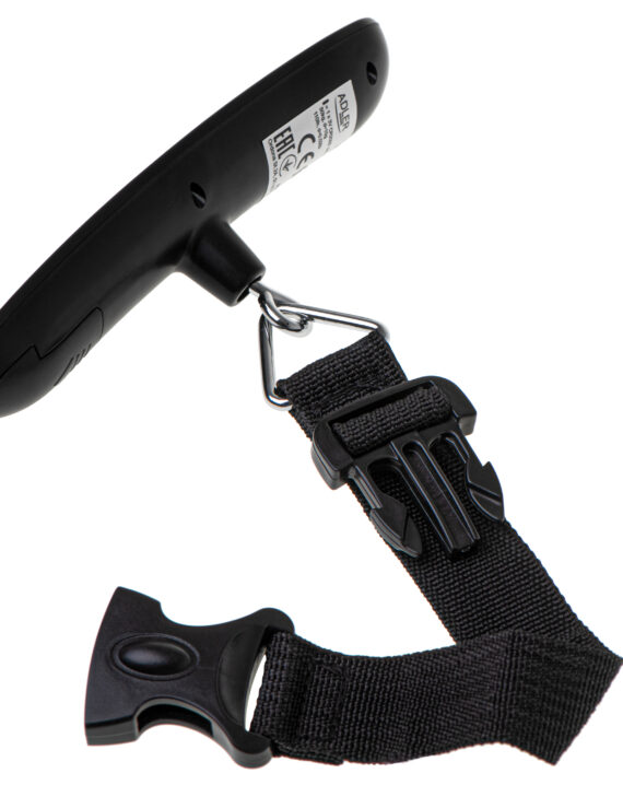 Adler | Travel Luggage Scale | AD 8190 | Maximum weight (capacity) 50 kg | Accuracy 10 g | Black - obrazek 3